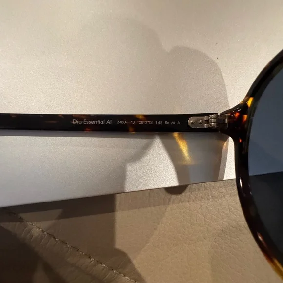 DiorTortoise Shell Sunglasses with Dark Lenses - Picture 3 of 4